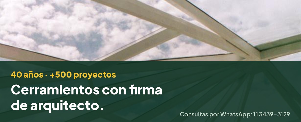 Solarium Cerramientos: 40 a�os, m�s de 500 proyectos